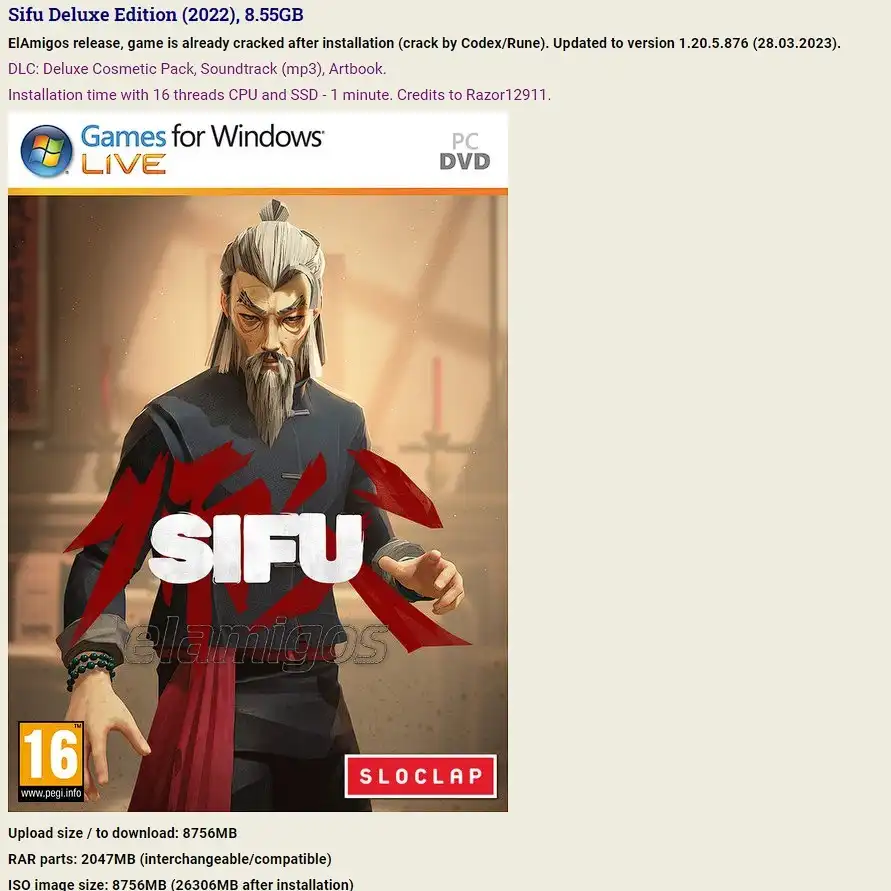 ویژگی های نسخه ElAmigos