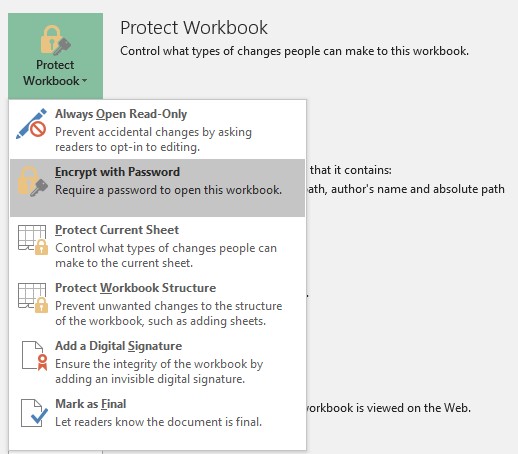 3 راه محافظت از رمز عبور از یک فایل اکسل