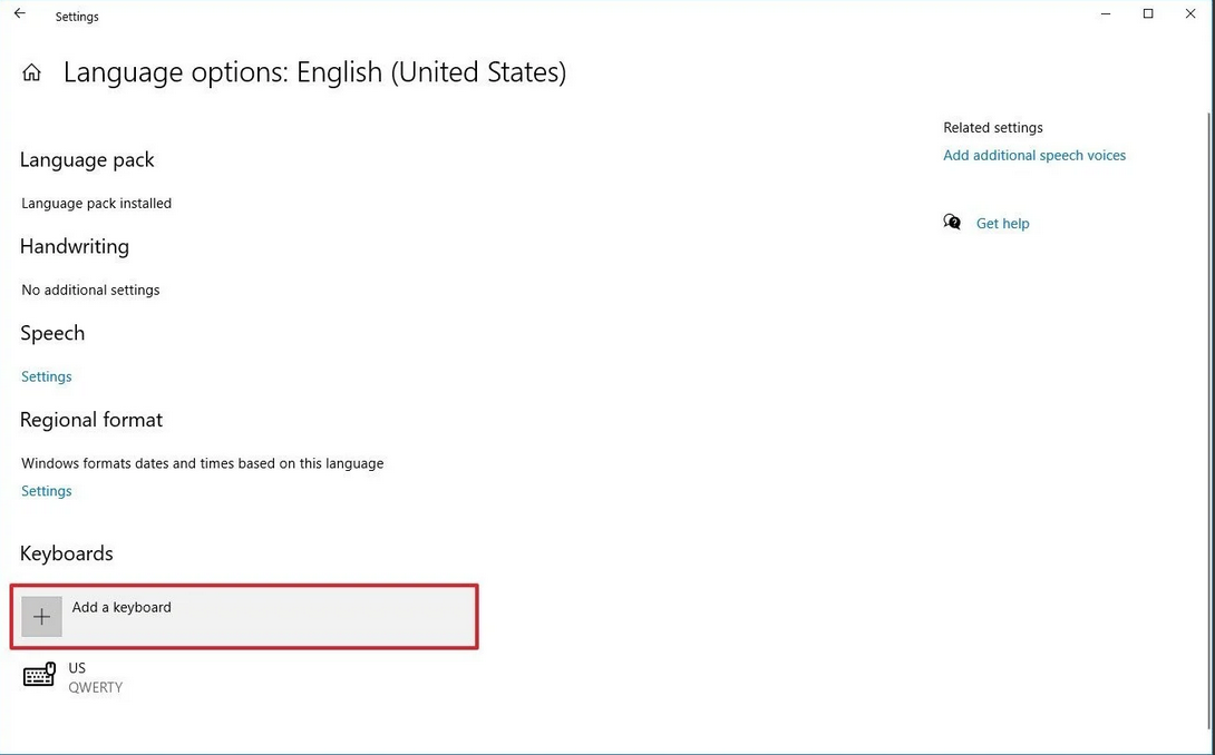 اضافه کردن زبان فارسی به کیبرد ویندوز 10