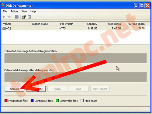 درایو را قبل از دیفرگ کردن آنالیز کنید