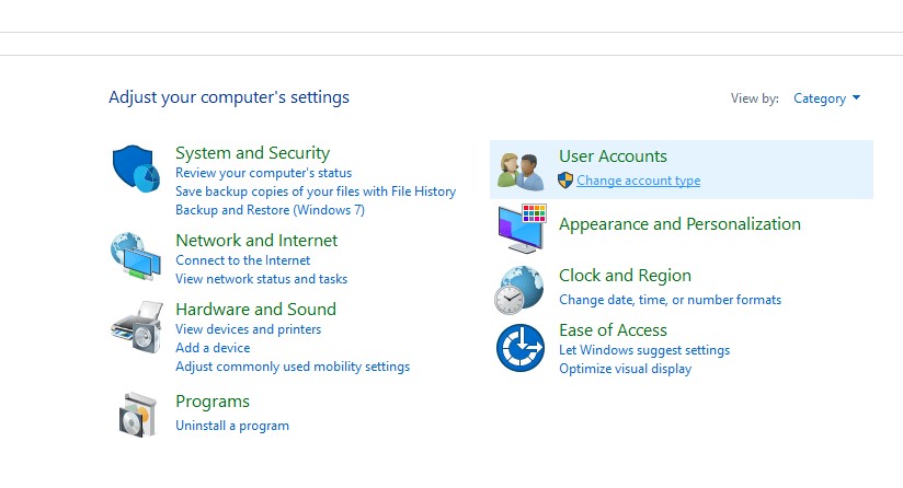 ریست کردن پسورد ویندوز 10