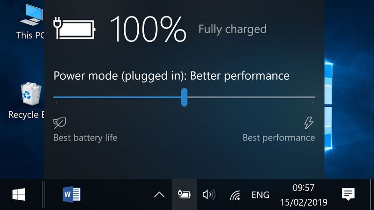 بازیابی نماد باتری، غیب شدن علامت باتری در ویندوز 10، آیکون باتری