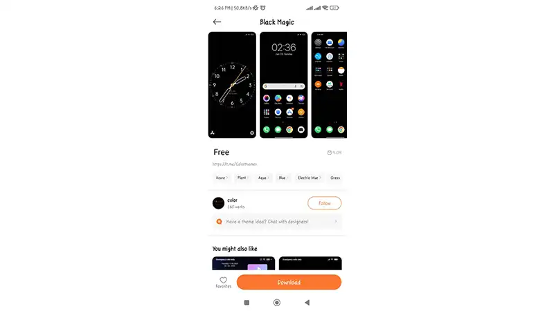  دانلود تم گوشی شیائومی